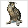 cross stitch pattern Eagle Owl
