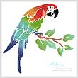 cross stitch pattern Parrot