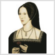 cross stitch pattern Anne Boleyn (No Background)