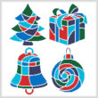 cross stitch pattern Christmas Icons 1