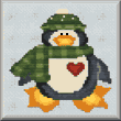 cross stitch pattern Chilly Penguin