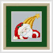 cross stitch pattern Sleepytime Santa
