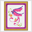 cross stitch pattern Art Deco Bird 1