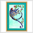 cross stitch pattern Art Deco Bird 4