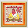 cross stitch pattern Early to Rise