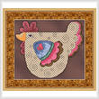 cross stitch pattern Country Hen No. 2
