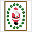 cross stitch pattern The Big Guy - Santa Ornament