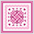 cross stitch pattern Love Knots