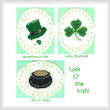 cross stitch pattern Luck O' the Irish