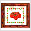 cross stitch pattern M - M - M Strawberries