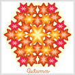 cross stitch pattern Kaleidoscope of Seasons - Autumn