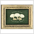cross stitch pattern Mushrooms and Moles Logo