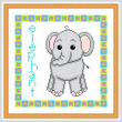 cross stitch pattern Baby Elephant