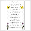 cross stitch pattern Life Is Sampler