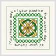 cross stitch pattern Irish Medallion