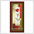 cross stitch pattern Tulip I