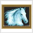 cross stitch pattern White Lightning