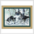 cross stitch pattern Devoted Soulmates