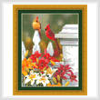 cross stitch pattern Perched Pretty