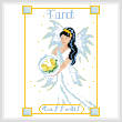 cross stitch pattern March Daffodil Fairy