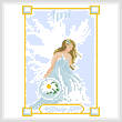 cross stitch pattern April Daisy Fairy
