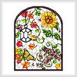 cross stitch pattern Stain Glass Autumn