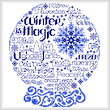 cross stitch pattern Let's be Chilly
