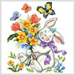 cross stitch pattern Spring Bunny 2