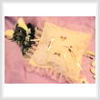 cross stitch pattern Wedding Pillow