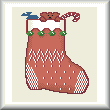 cross stitch pattern Christmas Stocking