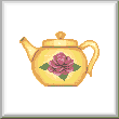 cross stitch pattern Tea Pot