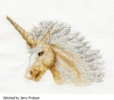 cross stitch pattern Unicorn