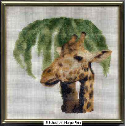 cross stitch pattern Giraffe