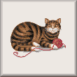 cross stitch pattern Tabby