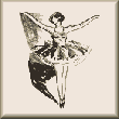 cross stitch pattern Ballerina