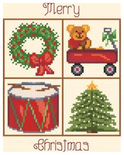 cross stitch pattern Small Christmas Designs 3