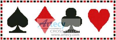 cross stitch pattern Cards