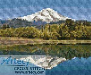 cross stitch pattern Mini Mount Baker