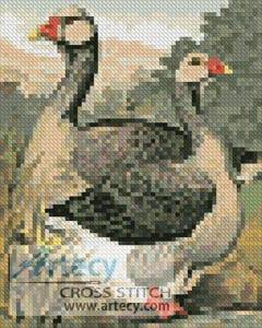 cross stitch pattern Mini Toulouse Geese