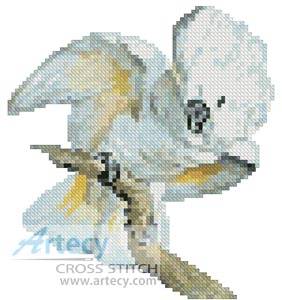 cross stitch pattern Mini White Cockatoo