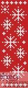 cross stitch pattern Snowflake Bookmark