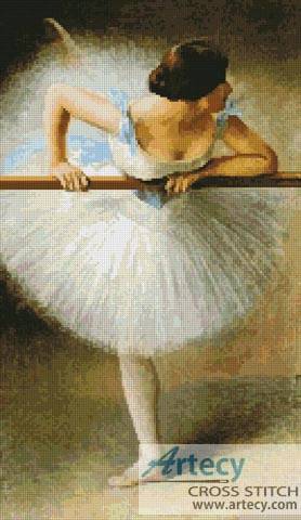 cross stitch pattern The Ballerina