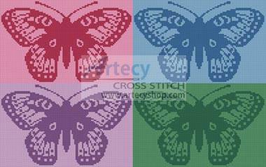 cross stitch pattern Little Butterflies
