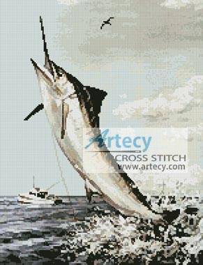 cross stitch pattern Marlin