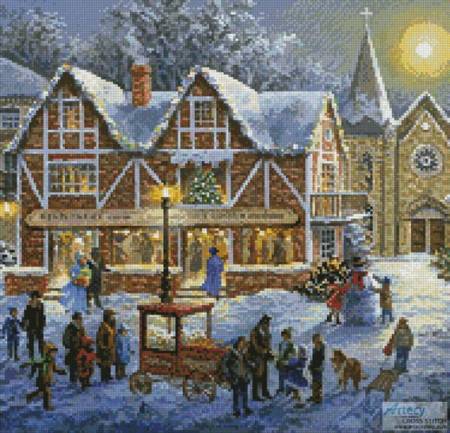 cross stitch pattern Christmas Village (Crop 2)