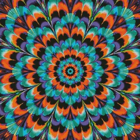 cross stitch pattern Kaleidoscope 4