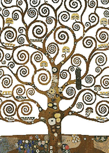 cross stitch pattern Tree of Life (No Background)