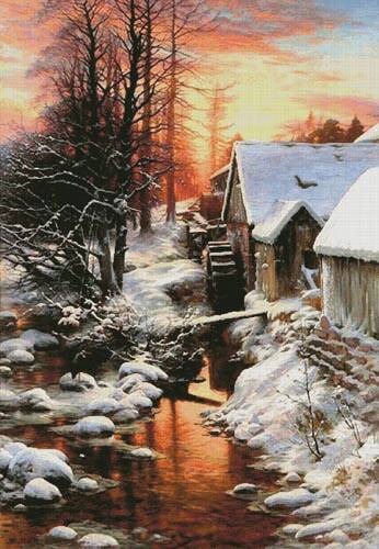 cross stitch pattern The Silence of the Snow (Large)