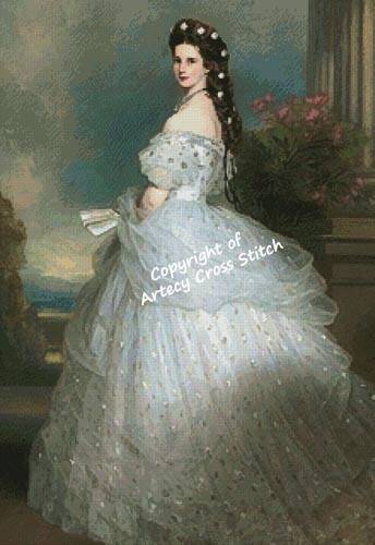 cross stitch pattern Empress Elizabeth (Large)