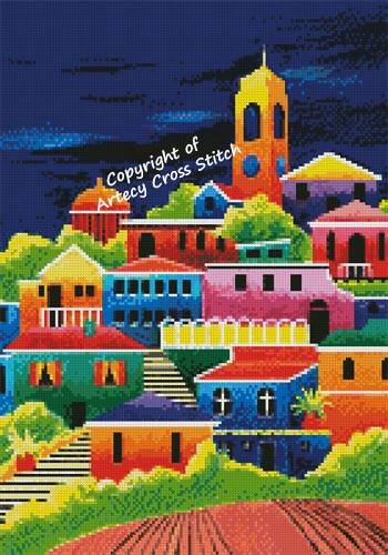 cross stitch pattern Mini Mediterranean 8